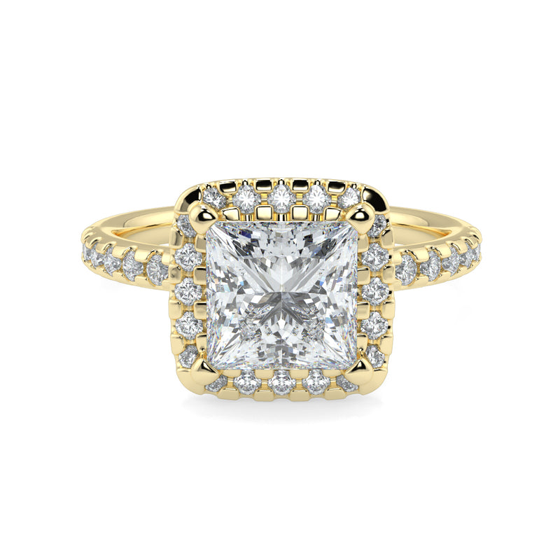 The Side Stone Halo Dome