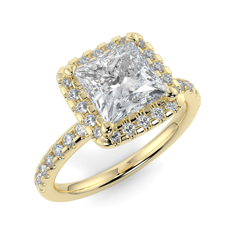 The Side Stone Halo Dome