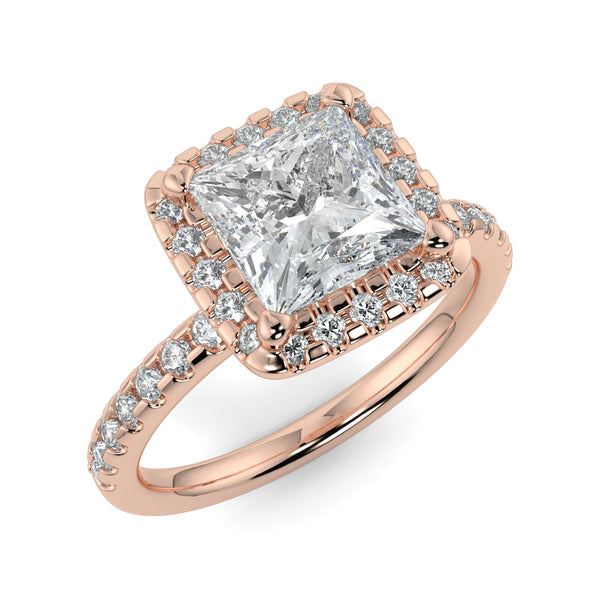 The Side Stone Halo Dome