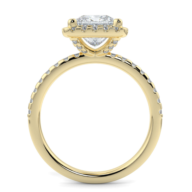 The Side Stone Halo Dome