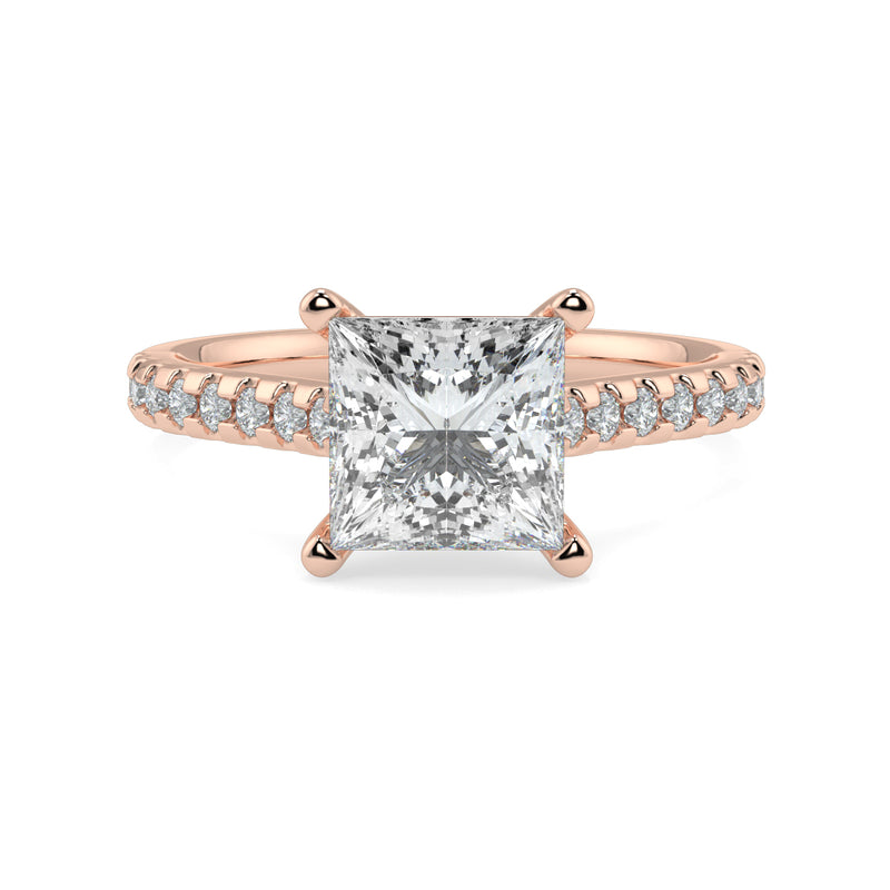 The East West Princess with Side Stones