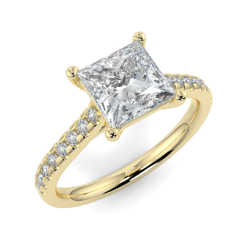 The East West Princess with Side Stones