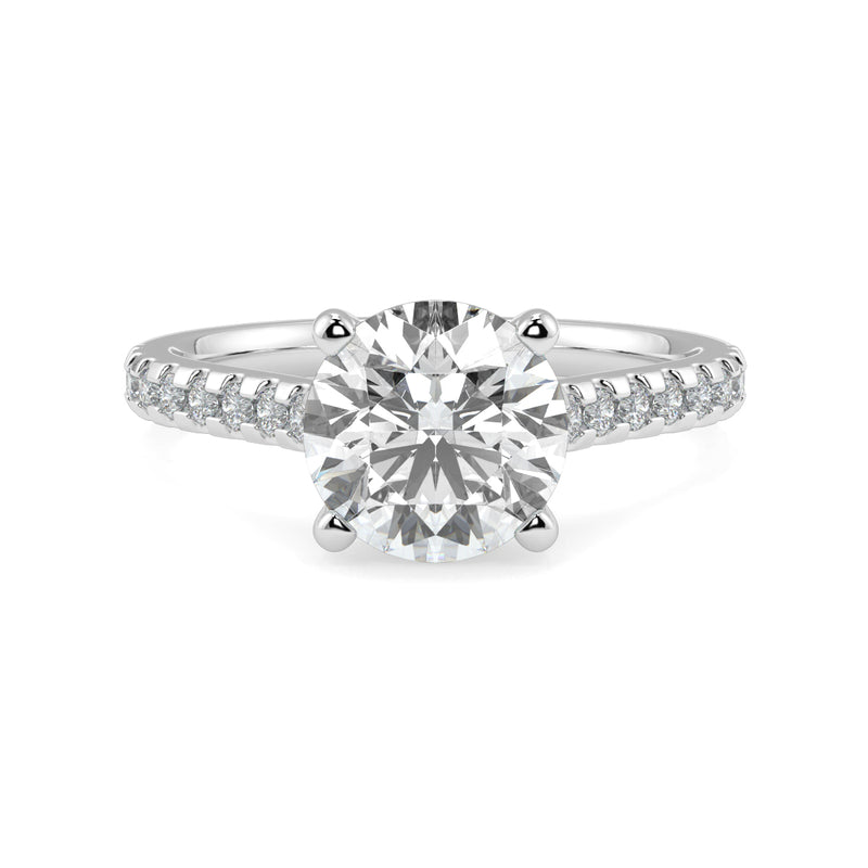 The East West Round with Side Stones