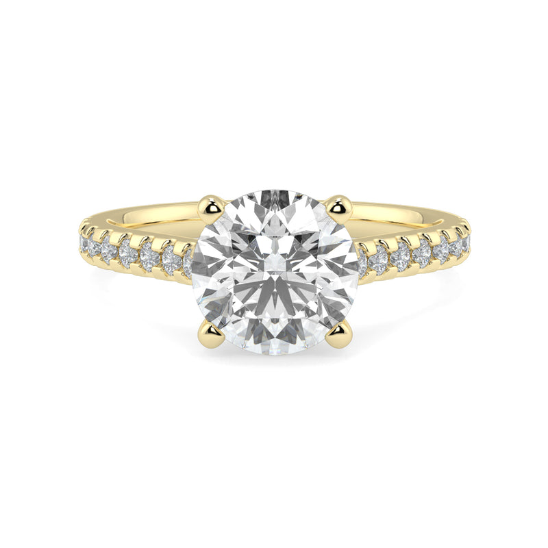 The East West Round with Side Stones