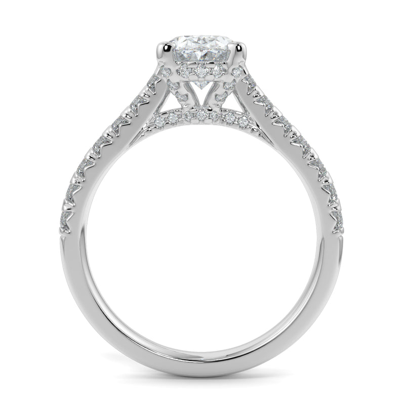 The Signature Wide Hidden Halo And Diamond V Cathedral