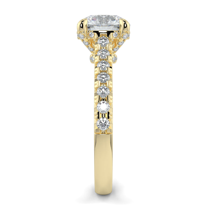 The Signature Wide Hidden Halo And Diamond V Cathedral