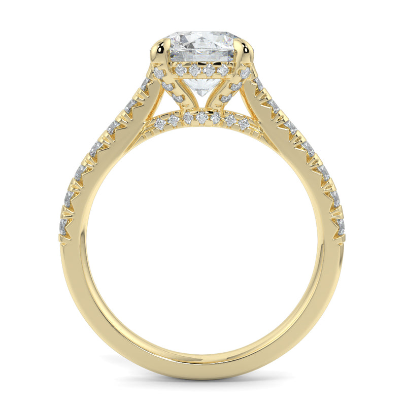 The Signature Wide Hidden Halo And Diamond V Cathedral