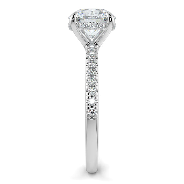 The Hidden Halo Diamond Band Signature V