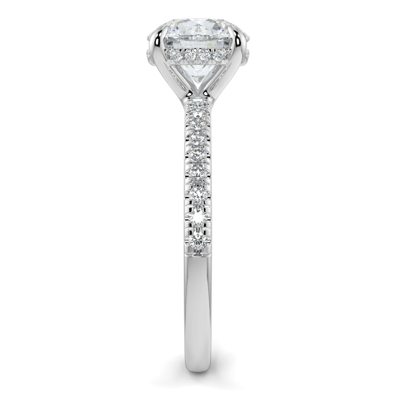 The Hidden Halo Diamond Band Signature V