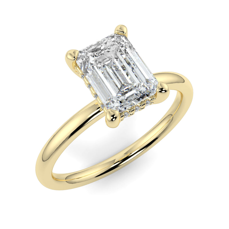 The Signature 4 Prong Hidden Halo Cathedral