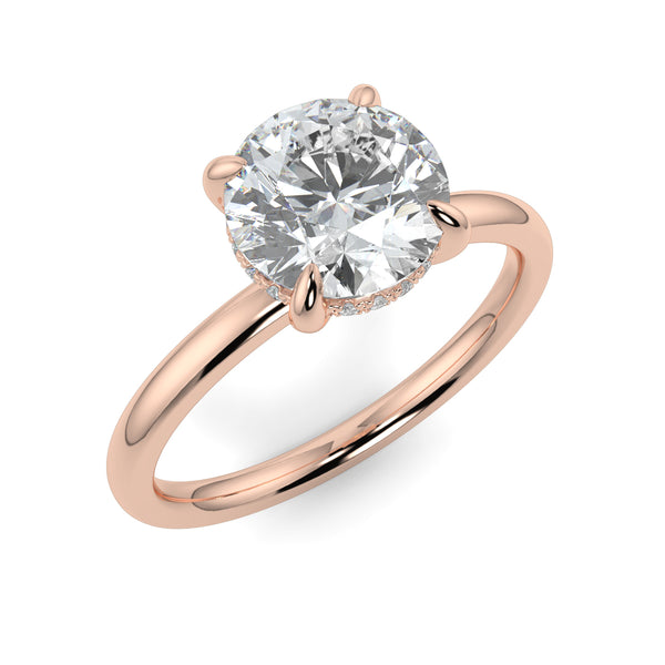 The Signature 4 Prong Hidden Halo Cathedral