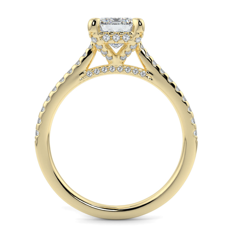 The Diamond Band Hidden Halo Diamond V