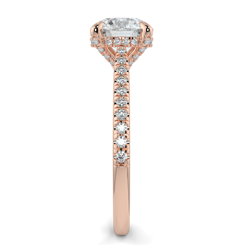 The Diamond Band Hidden Halo Diamond V