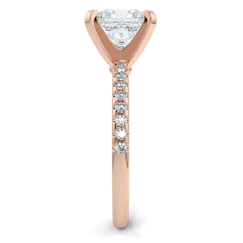 The Traditional Diamond Band Thick V