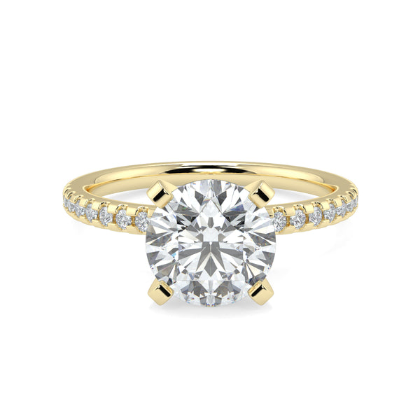 The Traditional Diamond Band Thick V