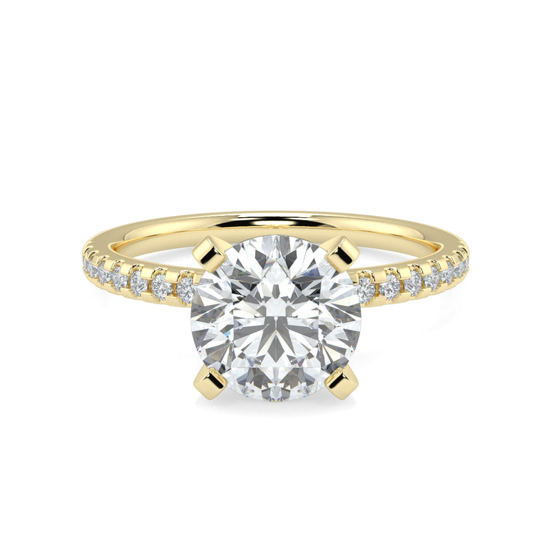 The Traditional Diamond Band Thick V