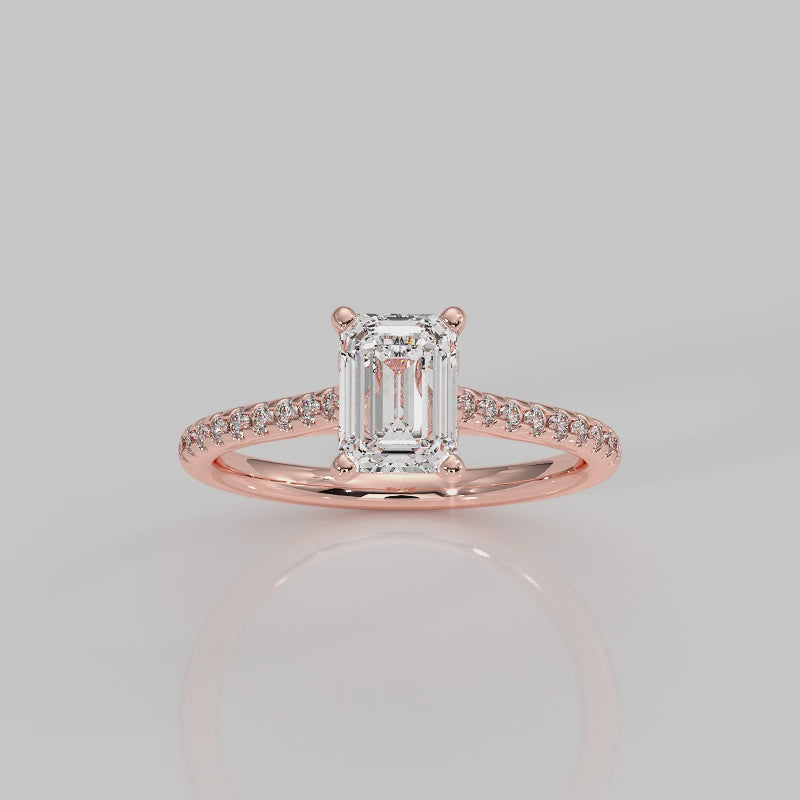 The Signature V with Side Stones