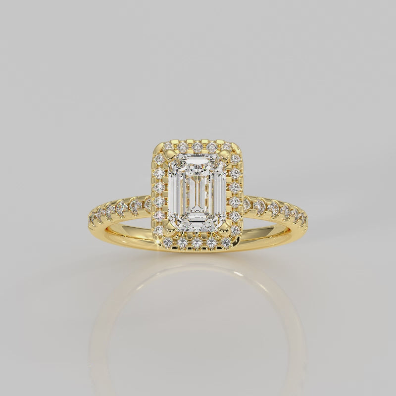 The Side Stone Halo Dome