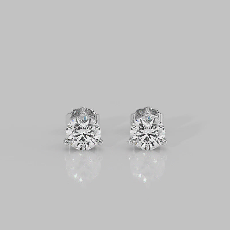 Martini Diamond Stud Earrings