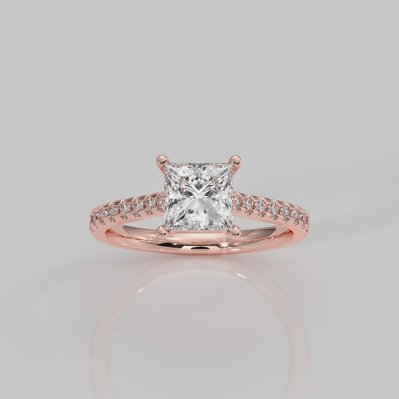 The East West Princess with Side Stones