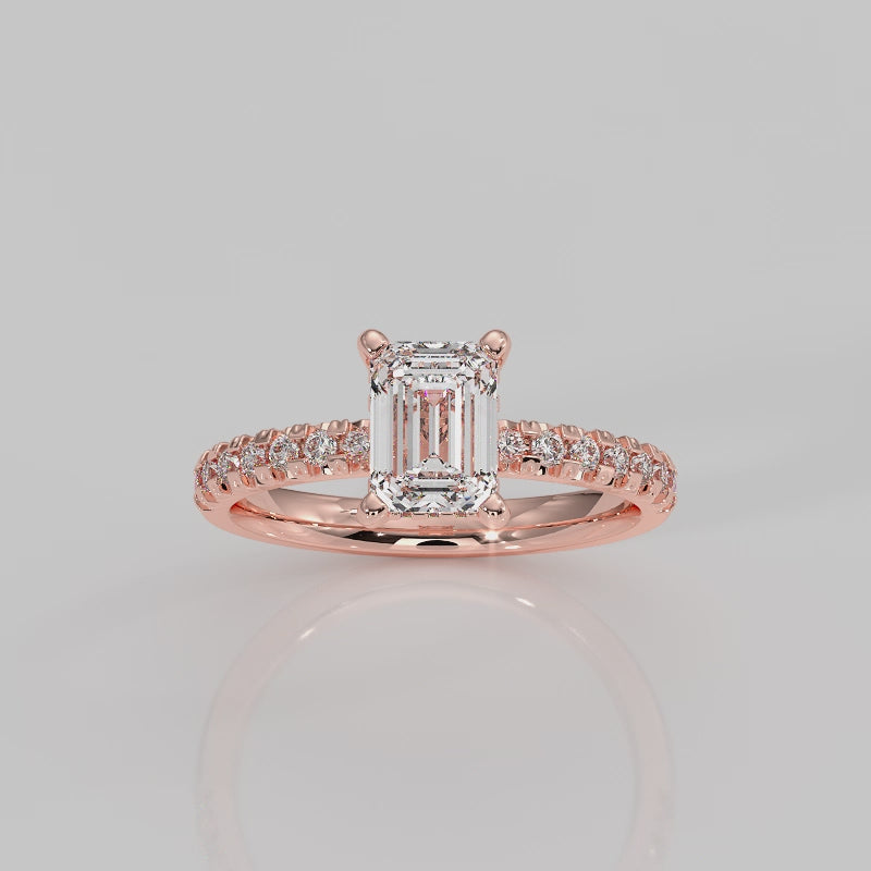 The Signature Side Stone Hidden Halo Cathedral