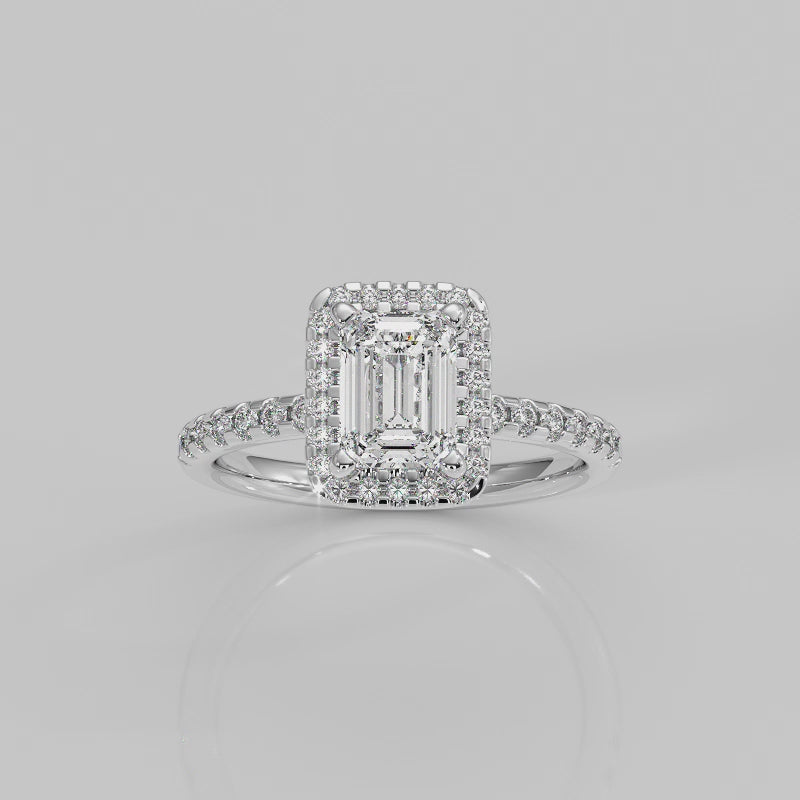 The Side Stone Halo Dome