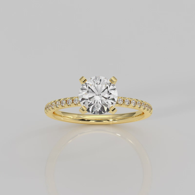 The Traditional Diamond Band Thick V