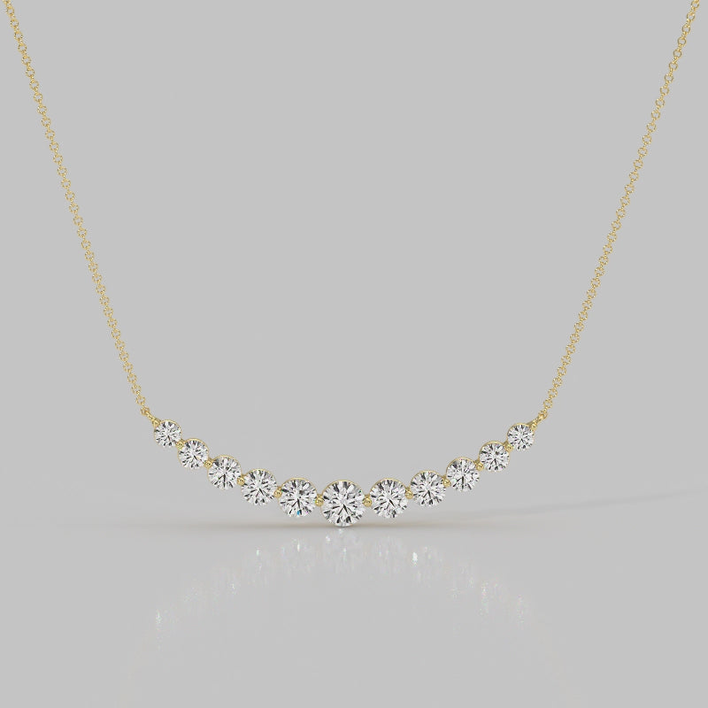 Diamond Row Necklace