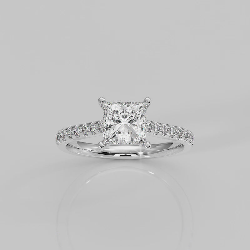 The East West Princess with Side Stones