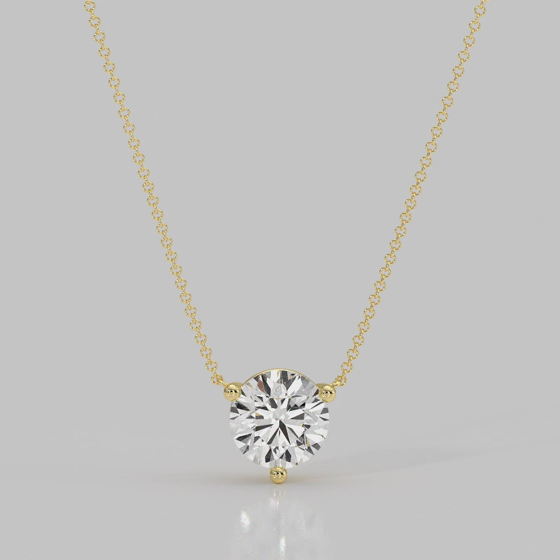 Round Diamond Pendant