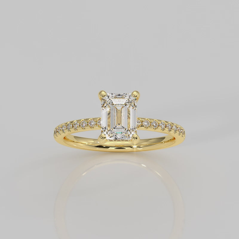 The Hidden Halo Diamond Band Signature V