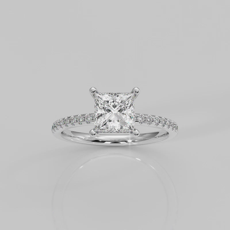 The Hidden Halo Diamond Band Signature V