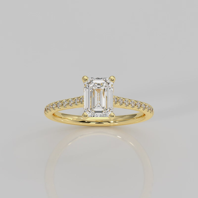 The Signature V with Side Stones