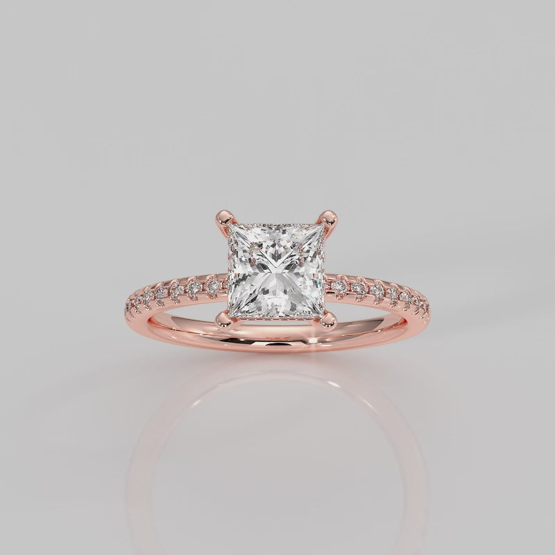 The Hidden Halo Diamond Band Signature V