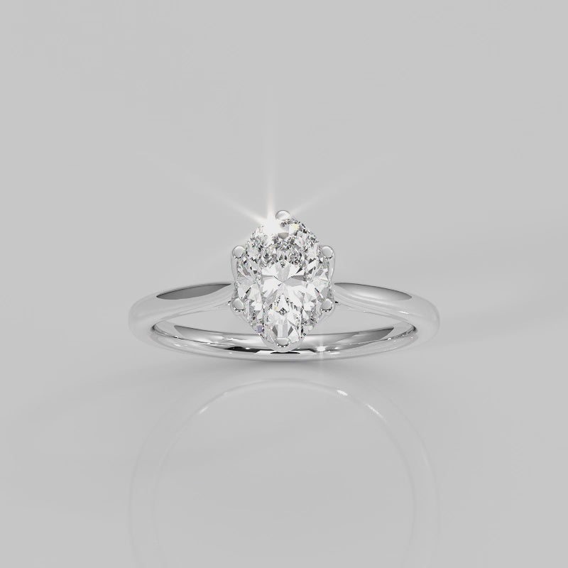 The 6 Prong Cathedral Style Floral Basket